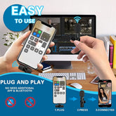 Wireless Lavalier Microphone Compatible for iPhone & Type-C Android